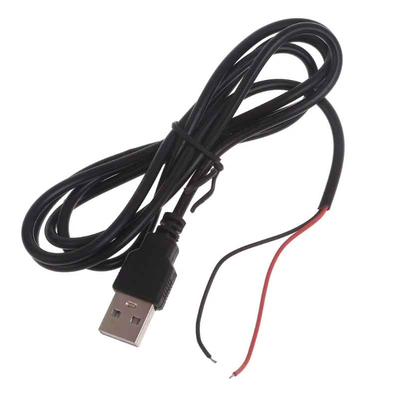 1 бр. USB удължителен кабел 5 В с конектор USB 2.0 A и 2-пинов 2-кабелен конектор кабелна САМ за 5 В Изображение 0