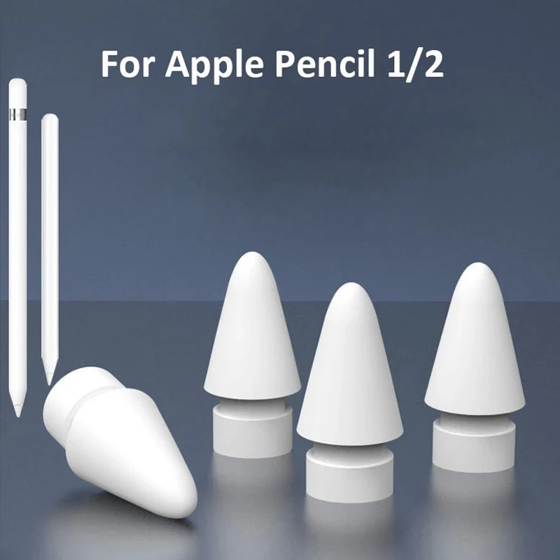 2 елемента Карандашные Уши за Apple Молив 1-во/2-ро поколение Чувствителност Молив, Цветни Накрайници за Apple iPad 1/2 Молив Изображение 5