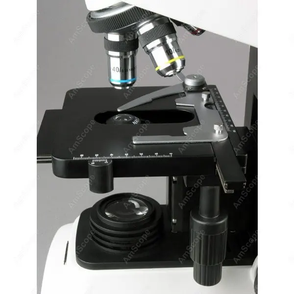 AmScope доставя фазово-контрастен бинокъла на съставен микроскоп 40X-1600X Изображение 4