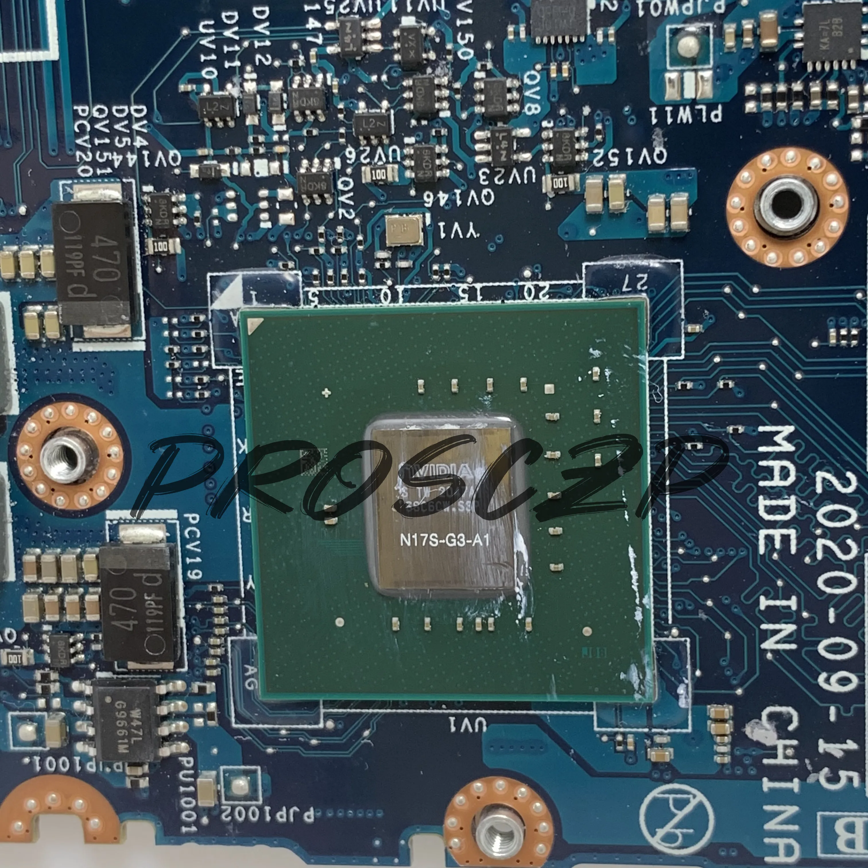 CN-0NX5H3 0NX5H3 NX5H3 С процесор SRK02 I7-1165G7 За DELL 3500 3501 дънна Платка на лаптоп N17S-G3-A1 GDI5A LA-K033P 100% Тествана е Добре Изображение 2