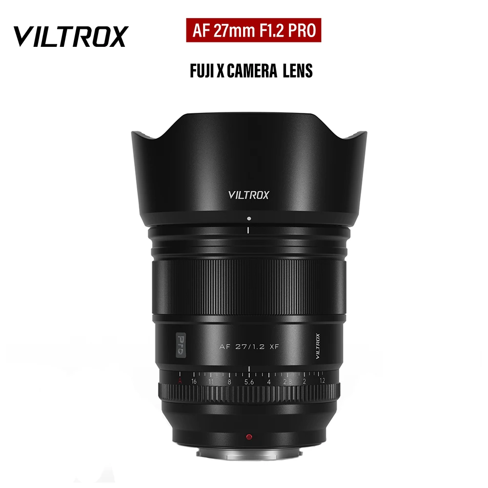 VILTROX 27 мм F1.2 Pro За обектив за фотоапарат Fuji XF С сверхбольшой бленда APS-C Prime Обектив, Предназначени за фотоапарати FUJIFILM X Mount X-T5 Изображение 0