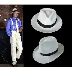 Бяла автентичната шапка, черна контрастная вълнена фетровая шапка, елегантна 100% вълнена реколта ковбойская шапка, вълнена шапка Джексън, бяла B-8139 Изображение 1
