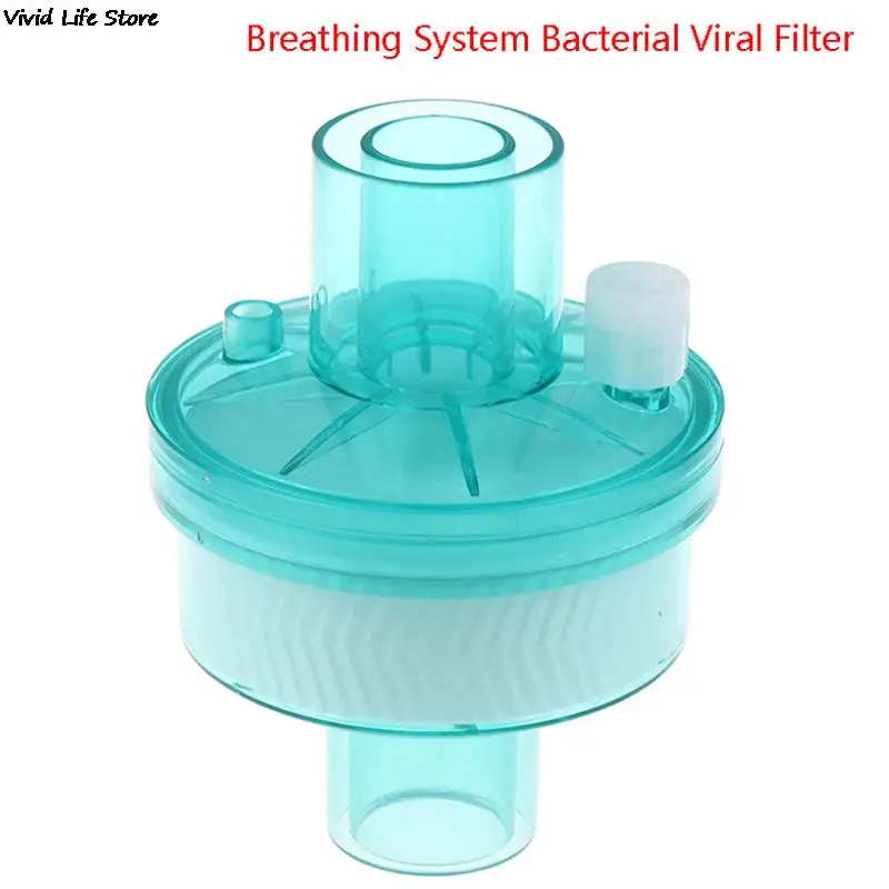 Еднократни филтри за дихателната система Бактериален филтър HME HEPA Аксесоари за ИВЛ Влагообменник Изображение 0