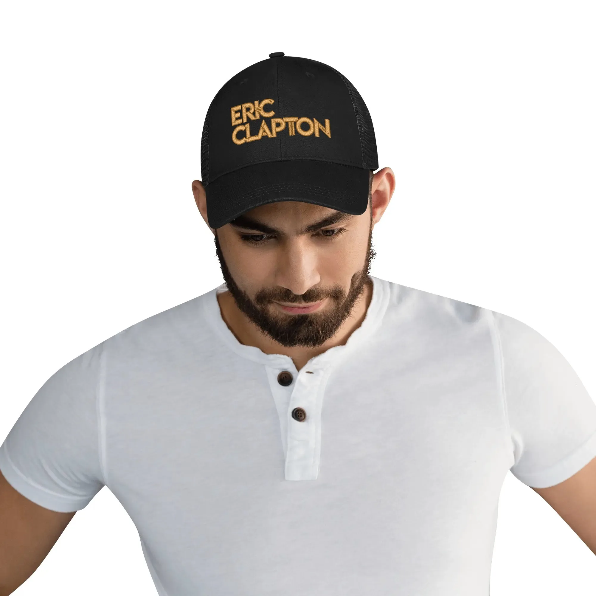 Ерик Клептън, певица, поп-шапка с бродерия, мъжки дамски спортна бейзболна шапка, хип-хоп, дишащи летни шапки, шапки с логото на Изображение 1