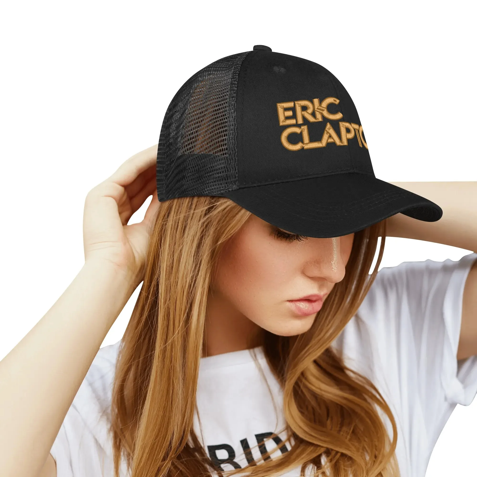 Ерик Клептън, певица, поп-шапка с бродерия, мъжки дамски спортна бейзболна шапка, хип-хоп, дишащи летни шапки, шапки с логото на Изображение 2