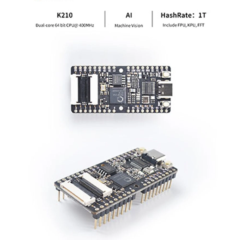 За таксите, разработване на Maix Bit Kit RISC-V AI + прототипи такса ЛОТ K210 с 2,4-инчов екран / камера / микрофонной решетка / TF карта Изображение 1