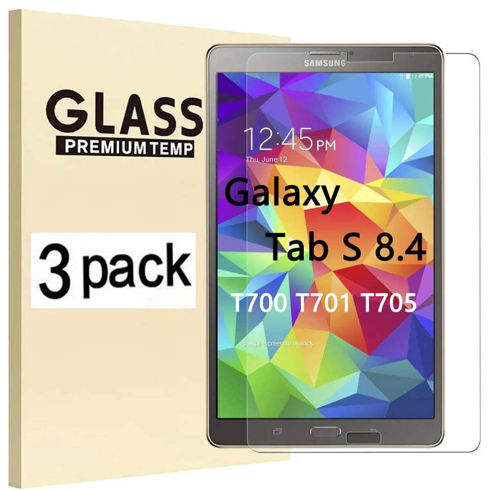 Закалено стъкло за Samsung Galaxy Tab S 8.4 2014 T700 T701 T705 защитно фолио за екрана на таблета със защита от надраскване Изображение 0