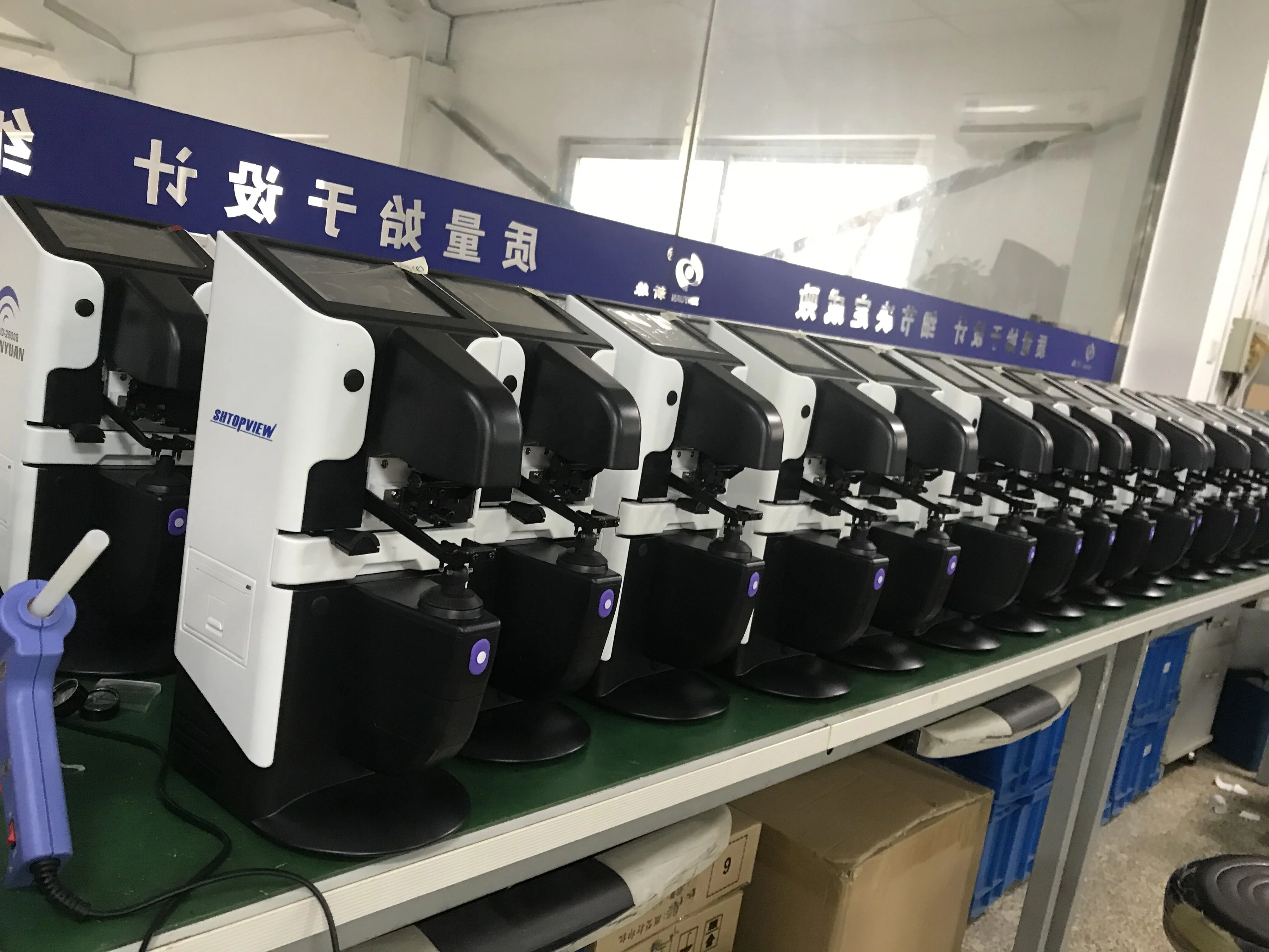 китай гореща продажба на оптичен инструмент офталмологично оборудване сензорен екран UV принтер автоматично линзометр D903 Изображение 2