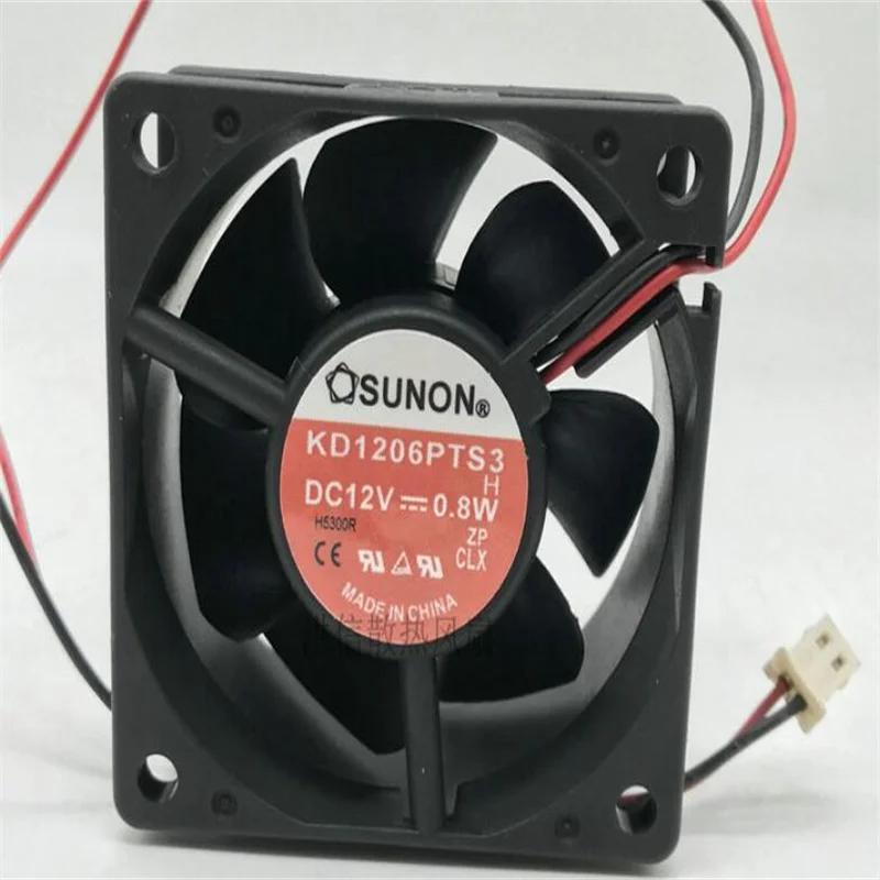 Оригинален SUNON 6025 KD1206PTS3 DC12V 0,8 W 60*25 мм и две метални вентилатор за охлаждане Изображение 2