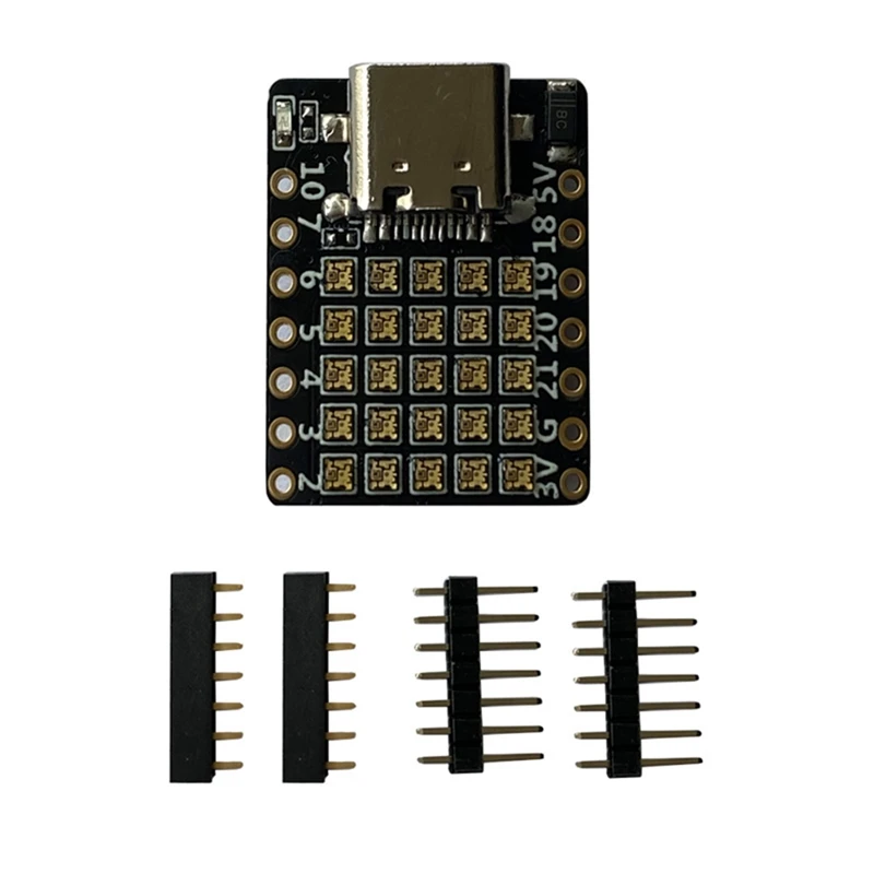 Такса за разработка на ESP32-C3FH4 RGB RISC-V Wifi, Bluetooth, съвместима с Arduino Python Изображение 0