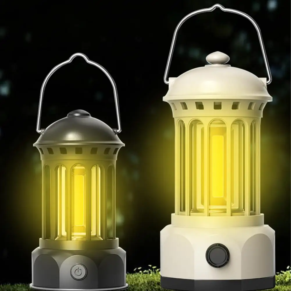 Туристическа лампа светодиодна акумулаторна подвесная водоустойчив 360-градусная осветление фенер с висока яркост енергоспестяващ външен светлина Изображение 2