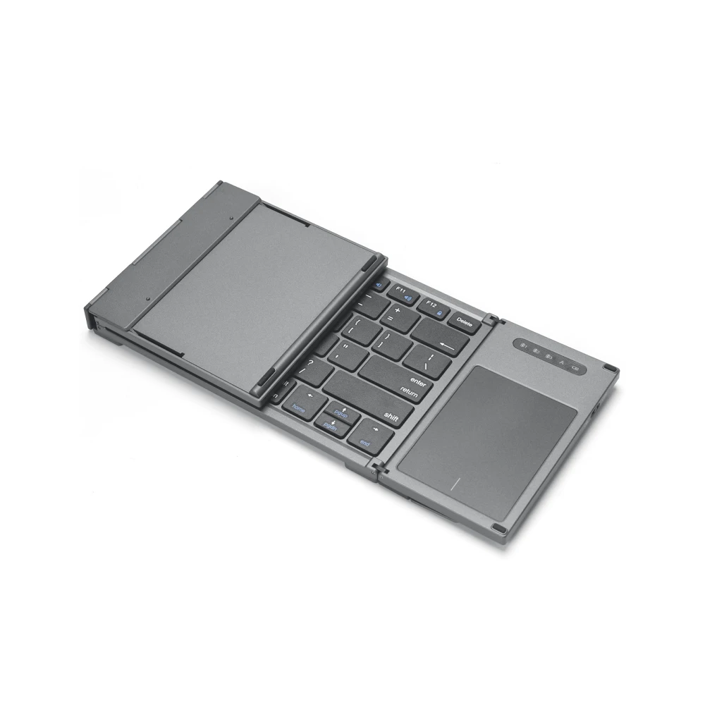 Търговия на едро с Преносима Висококачествена Безжична Мини Клавиатура за Таблет PC, Лаптоп за Офис Сгъваема Клавиатура за Win iOS Android B066T Изображение 1