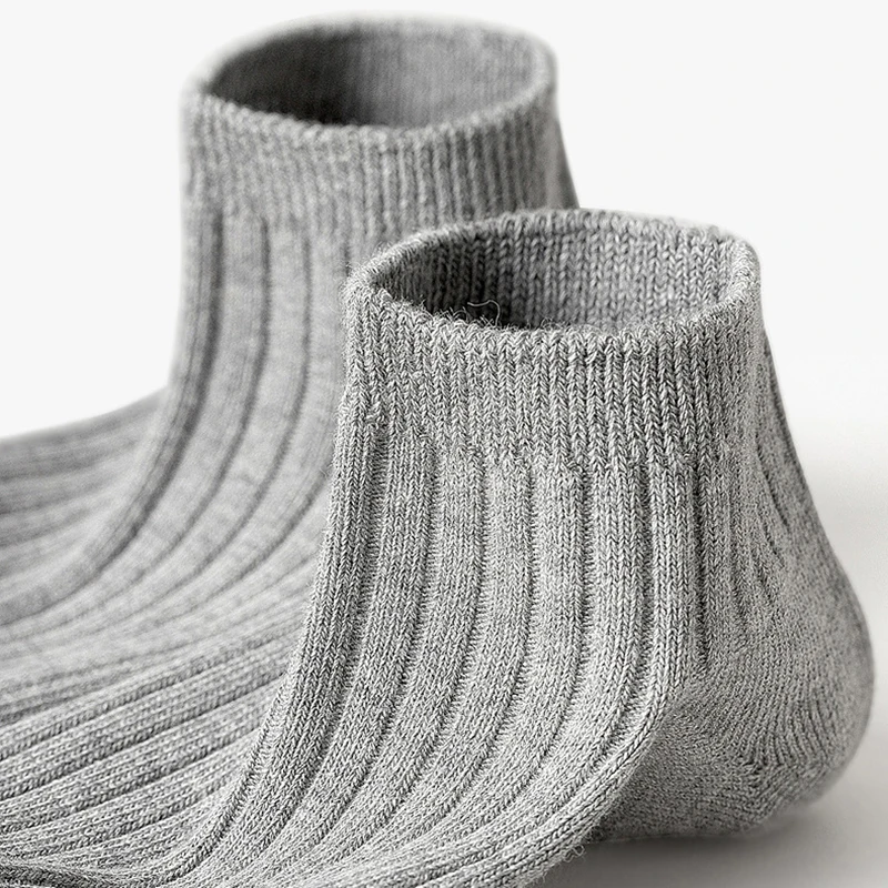 Чорапи Мъжки Бизнес Обикновен Памук, Добре Съчетани С Обувки, Мъжки Летни Къси Чорапи с Добра Еластичност, 5 Цвята Изображение 5