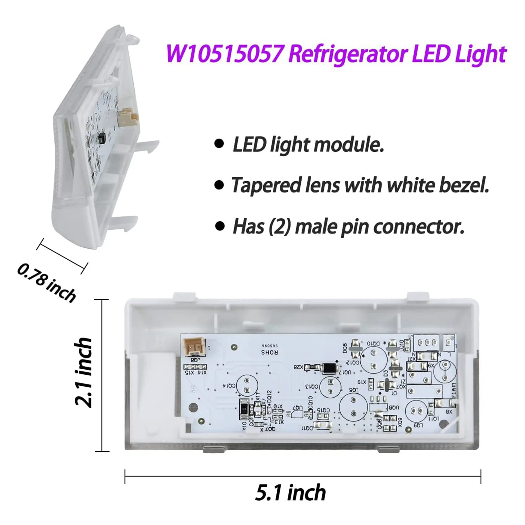 WPW10515057 W10515057 led лампа идеална за хладилник Whirlpool Изображение 4